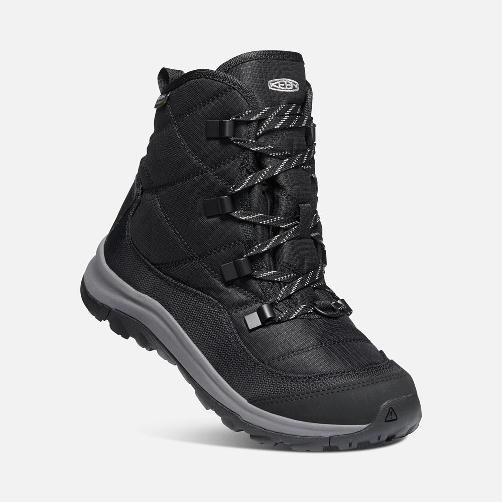 Keen Kar Botu Kadın Siyah - Terradora Ii Waterproof - Türkiye DMOE13598